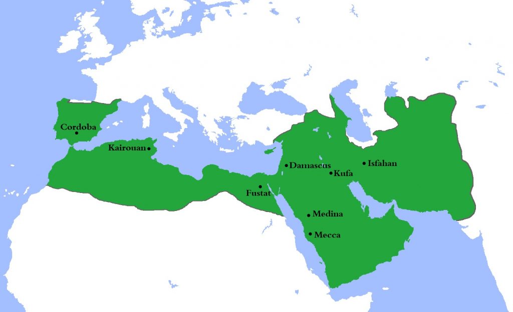 umayyad-caliphate-map