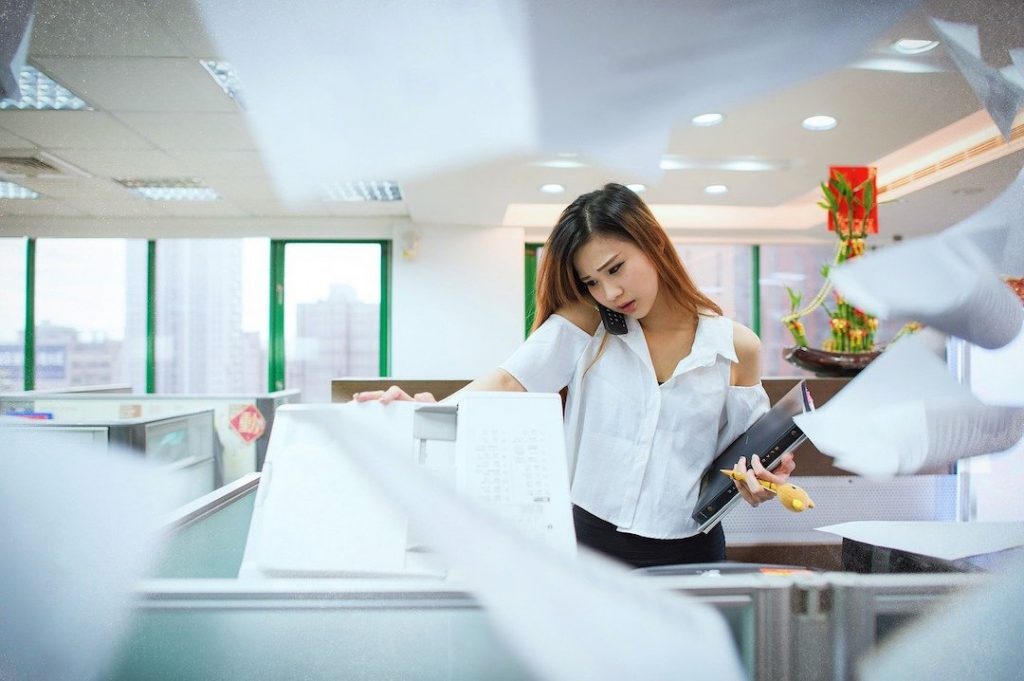 office busy