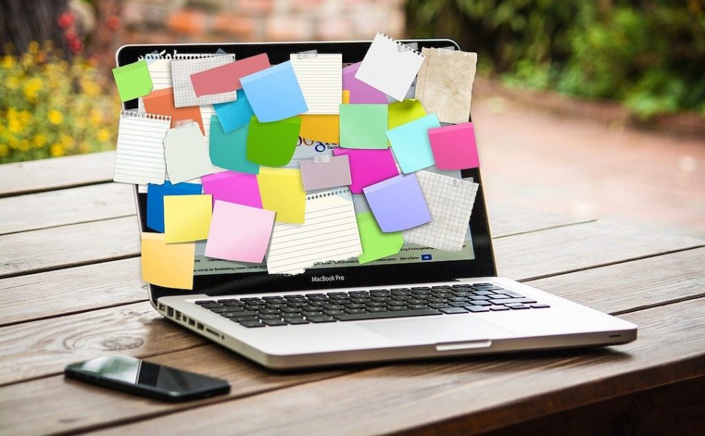 post-it laptop