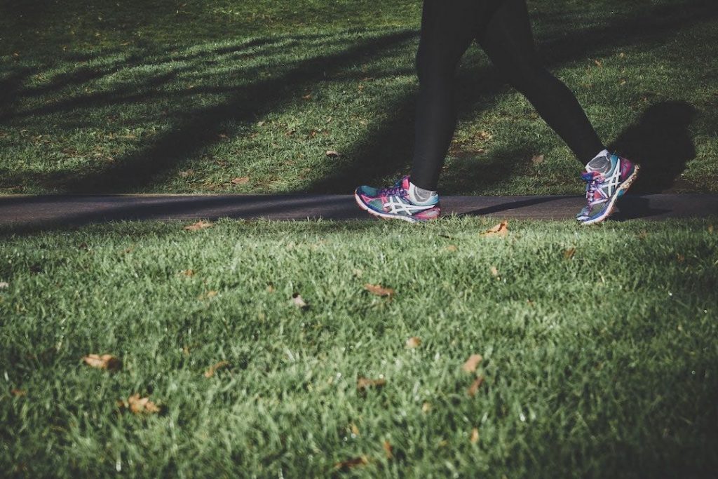 running walking