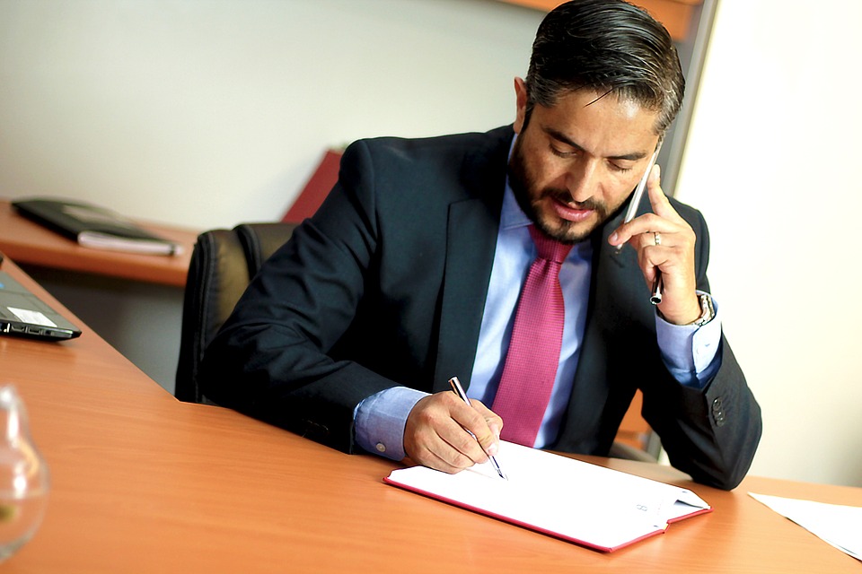 businessman working office