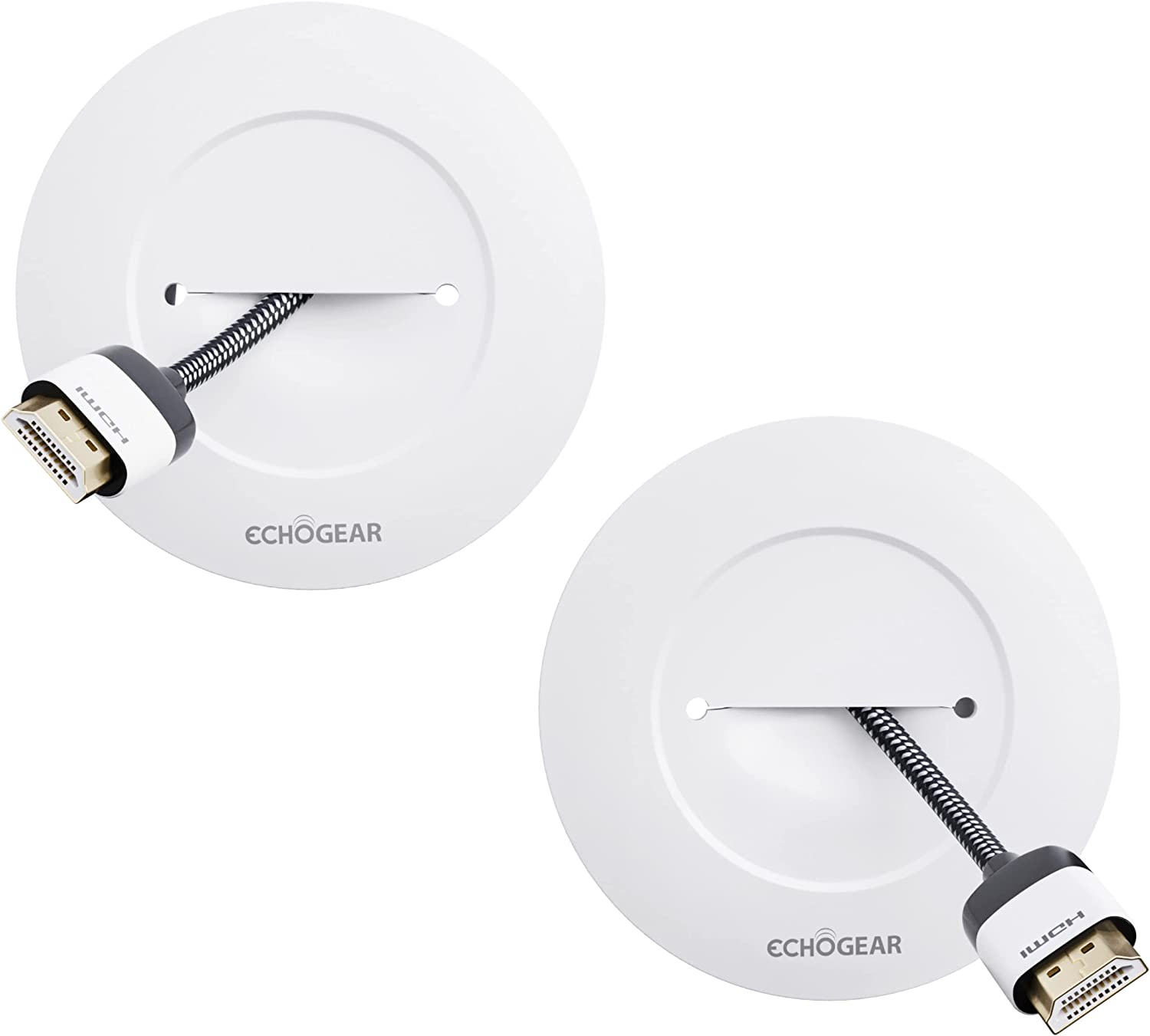 Echogear White Wall Cable Management