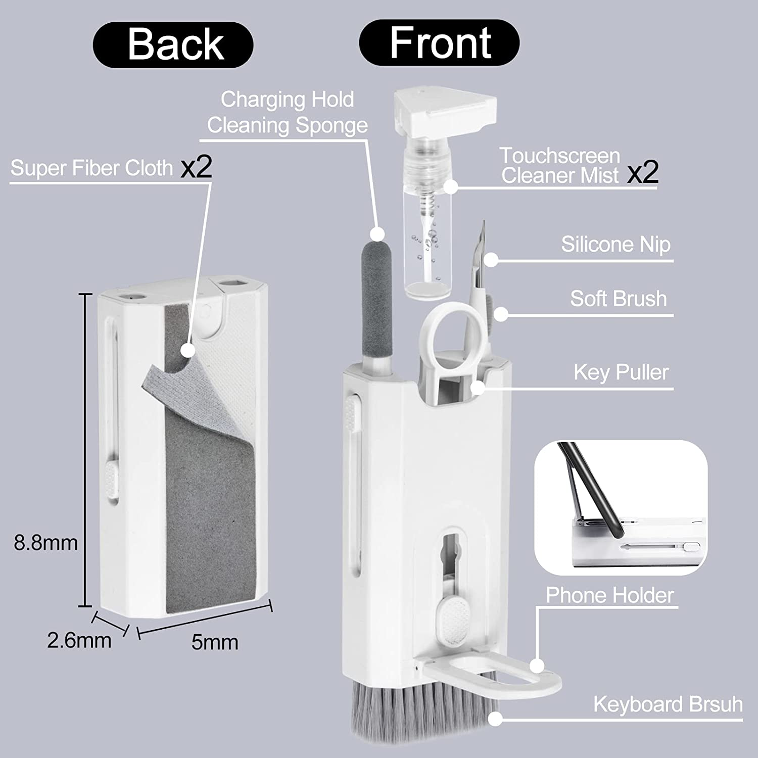 Electronics Cleaner Brush & Kit