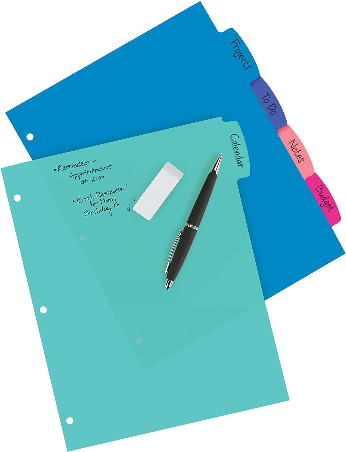 Dividers from Avery
