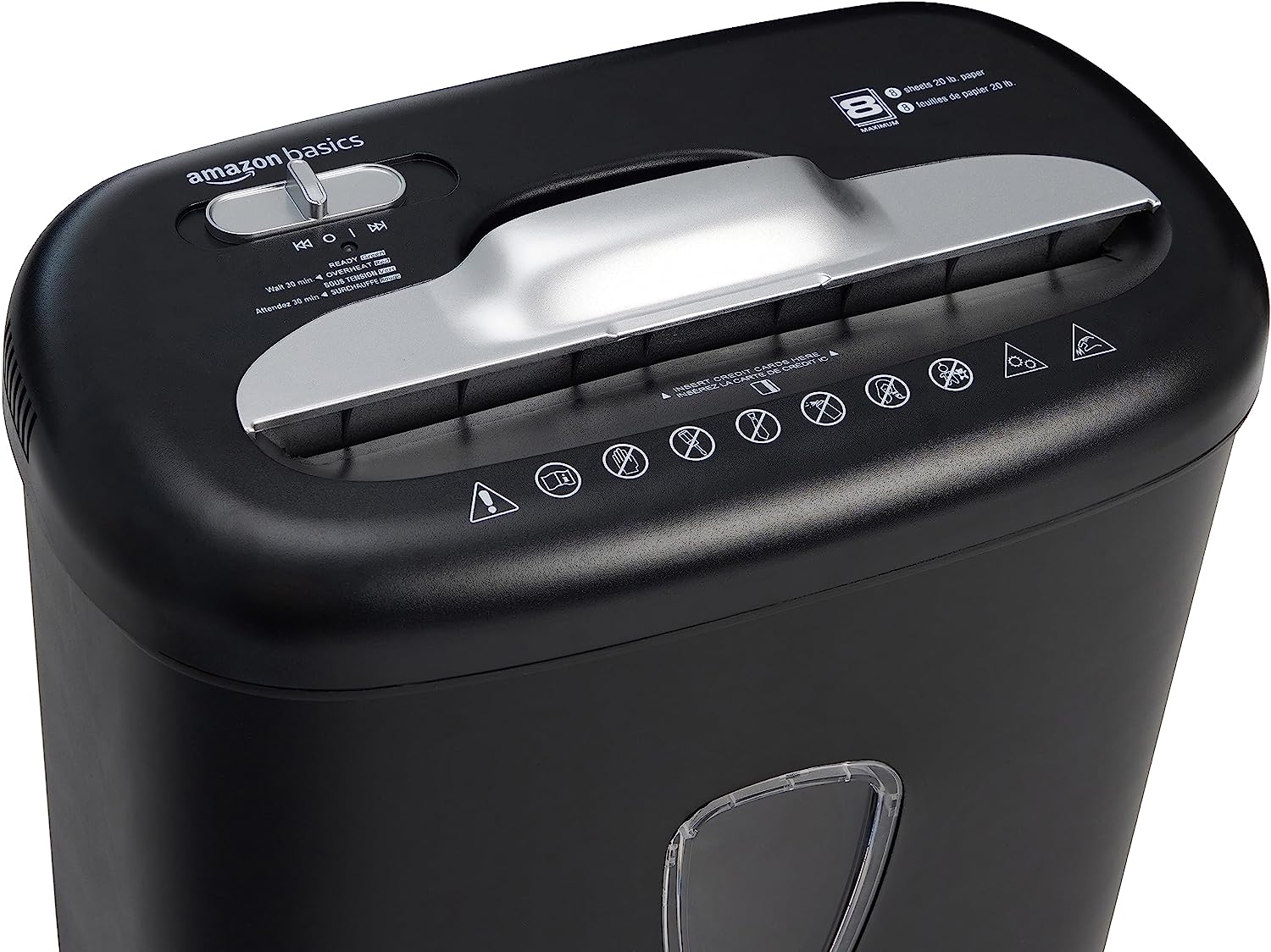 Paper and credit card shredder