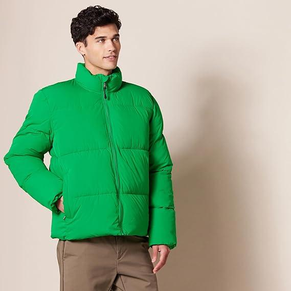 Amazon Essentials Men's Mock Neck Heavyweight Puffer Coat